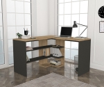 Bureau Stylo Melamine Saffier Antraciet