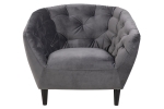 Fauteuil Flora Donkergrijs - Giga Living