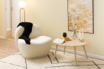 Salontafel Biella Rond Bamboe Naturel Ø80cm - Giga Living