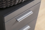 Badkamermeubelset Amanda Hoogglans Grijs Incl. LED Set van 5