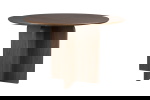 Eettafel Laurent Walnoot Ø120cm - Giga Meubel