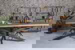 Livingfurn Eettafel Brix Sturdy Spider 240 cm