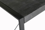 Livingfurn Eettafel Norris Mangohout Zwart 200cm