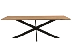 Livingfurn Eettafel Oslo Spinpoot Acacia 220 cm