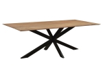 Livingfurn Eettafel Oslo Spinpoot Acacia 220 cm