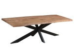 Livingfurn Eettafel Nairobi Boomstam Spinpoot 200 cm