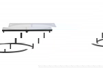 Fjôrd Salontafel Skanör Zwart met Helder Glas
