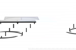 Fjôrd Salontafel Skanör Zwart met Helder Glas