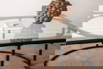 Fjôrd Salontafel Skanör Zwart met Helder Glas