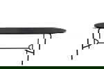 Fjôrd Eettafel Skate Ovaal Zwart Fineer