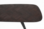 Bankje Webster Recycled Teak Donkerbruin - Giga Meubel