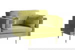 Fjôrd Fauteuil Boom Velvet Groen & Gouden Onderstel