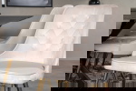 Fjôrd Eetkamerstoel Velvet Deluxe Brushed Koper/Beige
