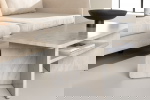 Fjôrd Salontafel Ålesund 120x60 Marmerlook Beige