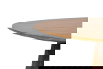 Eettafel Mokka Lichtbruin Ø120cm - Giga Meubel