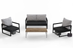 Tuin Lounge Set Cifter Antraciet Zwart