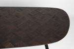 Eettafel Webster Rechthoekig Recycled Teak Donkerbruin 180cm - Giga Meubel