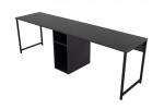 Bureau Twin Antraciet 240cm