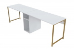 Bureau Twin Wit 240cm