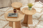 Salontafel Lume Naturel Set van 3