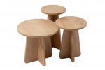 Salontafel Lume Naturel Set van 3