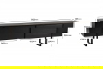 Tv-meubel Serenity Zwart 180cm
