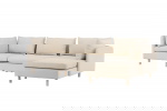Fjôrd Loungebank 3-zits Zero Beige Rechts