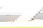 Fjôrd Eenpersoonsbed Mesa 120x200 Mat Zilver/Beige Stof Lino