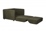 Loveseat Slaapbank Jopie Ribcord Groen - Giga Meubel