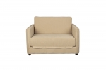 Loveseat Slaapbank Jopie Ribcord Beige - Giga Meubel