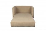 Loveseat Slaapbank Jopie Ribcord Beige - Giga Meubel