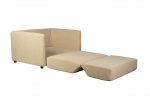 Loveseat Slaapbank Jopie Ribcord Beige - Giga Meubel