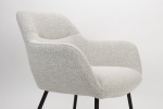 Fauteuil Dude Bouclé Beige - Giga Meubel