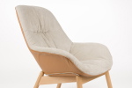 Fauteuil Duke Beige/Naturel - Giga Meubel