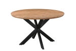 Livingfurn Eettafel Jesper Rond 130cm Mangohout