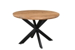 Livingfurn Eettafel Jesper Rond 120cm Mangohout