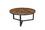 Livingfurn Salontafel Senna Emperador Marmer Bruin Ø60cm