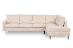 3-Zits Hoekbank Rechts Mila Lincoln Beige - Giga Meubel