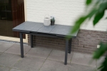 Lesli Living Uitschuifbare Tuintafel Baleno Negro 130/160x75cm