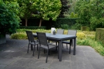 Lesli Living Uitschuifbare Tuintafell Baleno Negro 180/240x100cm