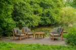 Lesli Living Lounge Table Teak Ø80x40cm
