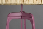 Dutchbone Vloerlamp Afra Raffia Plum