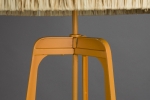 Dutchbone Vloerlamp Afra Raffia Oranje