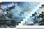 Kare Design Glasschilderij Triptychon Wave 240x160cm