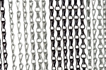 Lesli Living Deurgordijn Alu Chain 100x230cm Zwart/Grijs, 78S