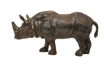 Light & Living Ornament Rhino Antiek Brons 53x22x24cm