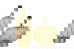PTMD Lampvoet Juliet Amber Glas Wide