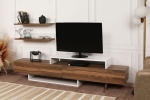 Tv-Meubel Nirvana Melamine Teak Wit