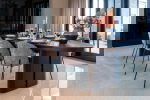 Richmond Eettafel Lilly 330cm Ovaal Dark Coffee