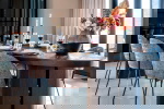 Richmond Eettafel Lilly 330cm Ovaal Dark Coffee